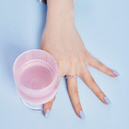 [AuraEcho]Delicate Vibrant Emerald Cut Daily Ring