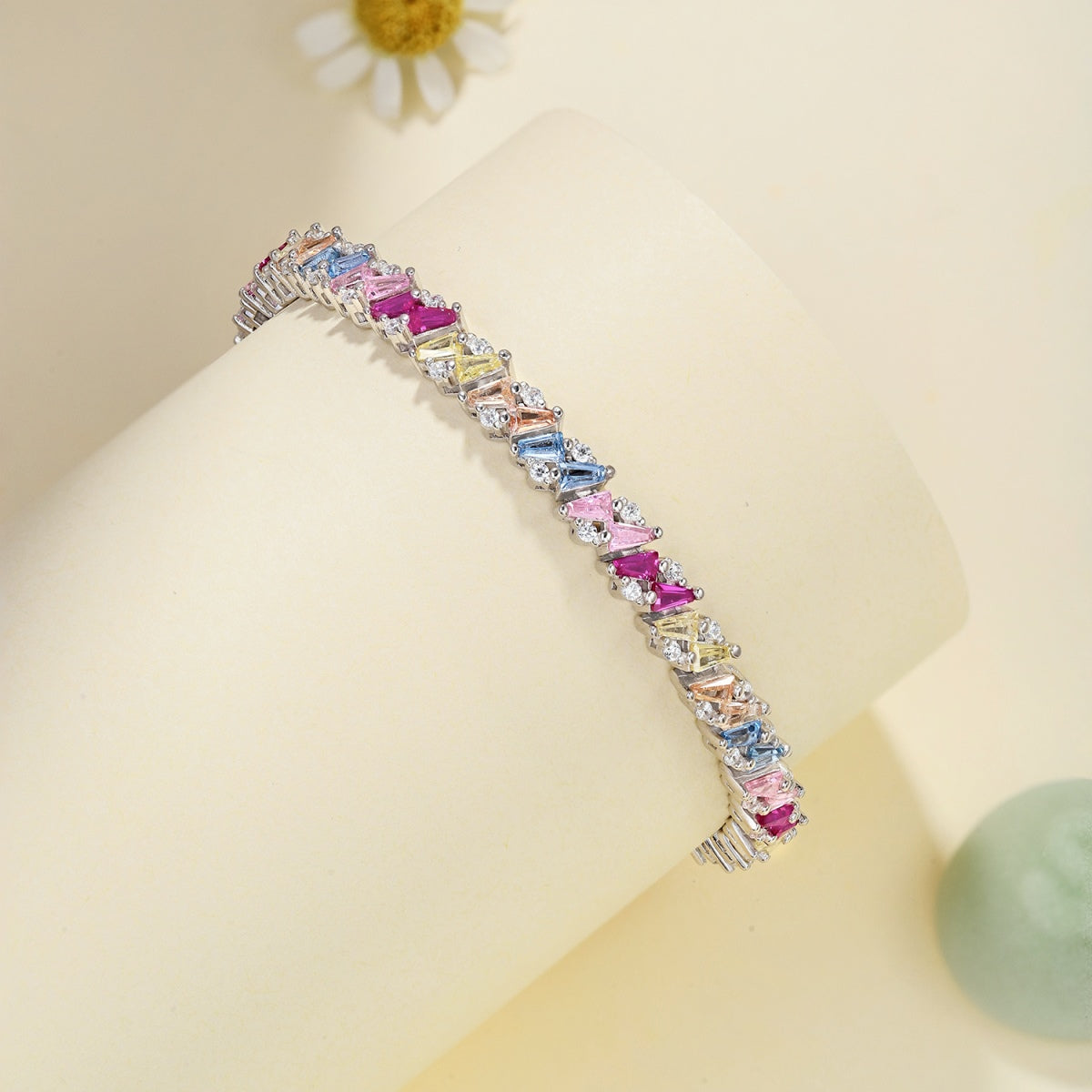 [AuraEcho]Ornate Sparkling Multi Cut Party Bracelet