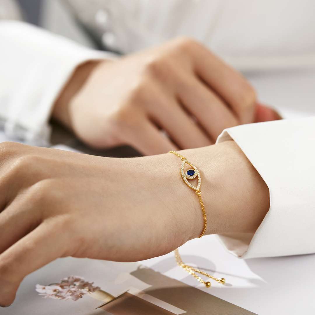 [AuraEcho]Devil's Eye Hollow Design Bracelet