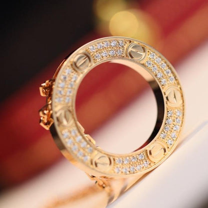 [AuraEcho]LOVE NECKLACE ADJUSTABLE ROSE GOLD