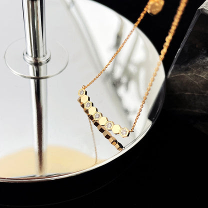 [AuraEcho]BEE MY LOVE DIAMOND NECKLACE