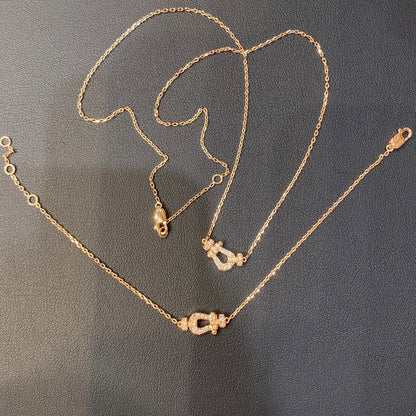 [AuraEcho]FORCE 10 DIAMOND PINK GOLD NECKLACE MINI MODEL