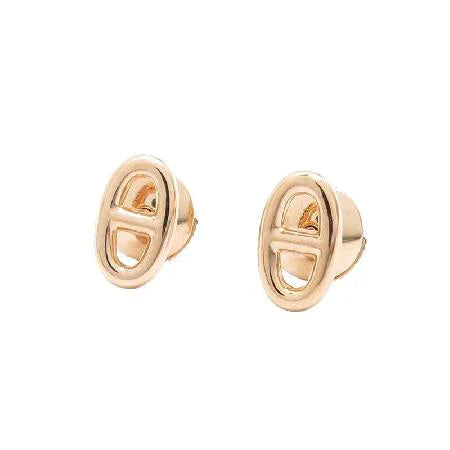[AuraEcho]CHAINE SMALL EARRINGS GOLD AND SILVER