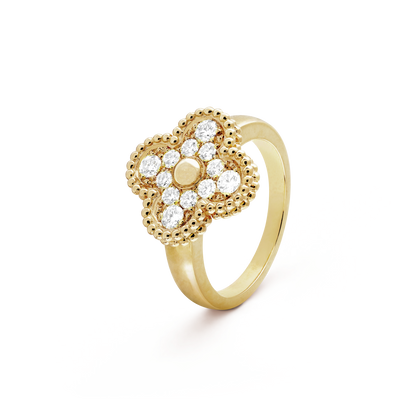 [AuraEcho]CLOVER DIAMOND RING