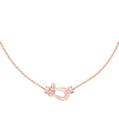 [AuraEcho]FORCE 10 PINK GOLD DIAMOND NECKLACE