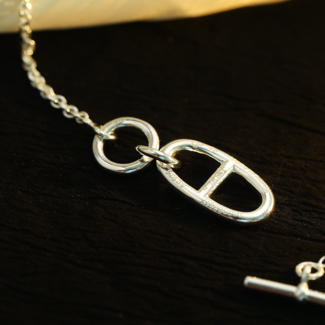 [AuraEcho]HM CHAINE D'ANCRE PENDANT NECKLACE STERLING SILVER